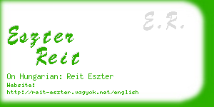eszter reit business card
